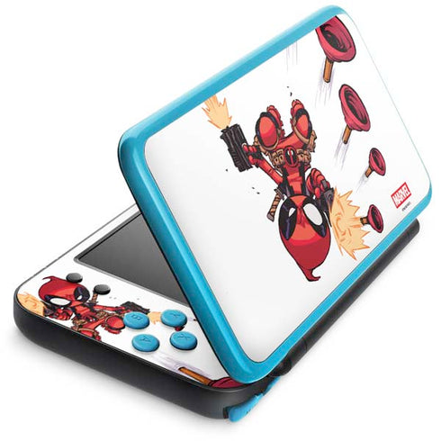 Marvel Deadpool Babypool Shooting Nintendo 2DS XL (2017) Skin